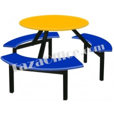 6 Seater Fibreglass Table (Curve)